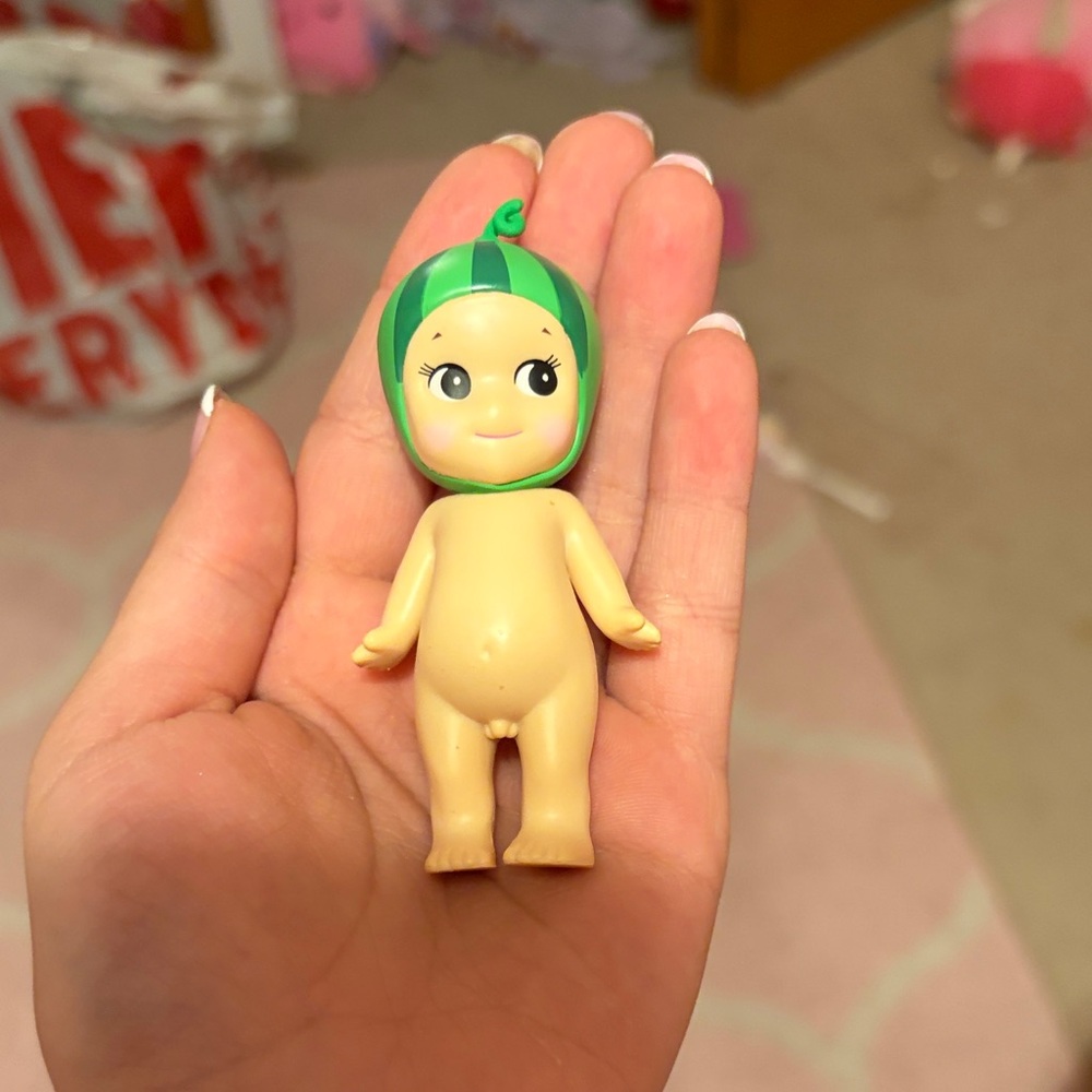 Charming Green and Cream Baby Doll